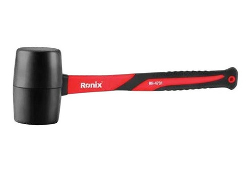 Martelo Borracha Cabo Fibra 250g Ronix Rh-4730