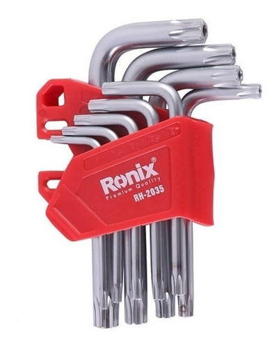 Jogo De Chaves Torx Magnetica 9 Peças Ronix Rh-2035