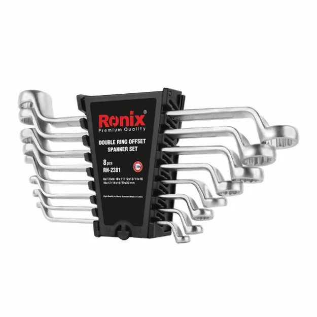 Jogo De Chave De Estrela Dupla 8 Peças Ronix Rh-2301
