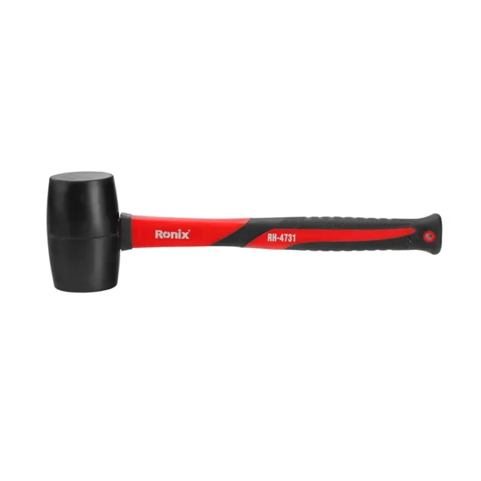 Martelo Borracha Cabo Fibra 500g Ronix Rh-4731 - Imagem 4