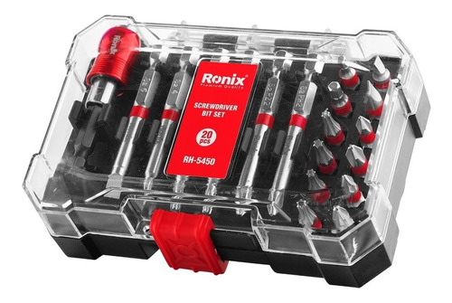Jogo De Bits Para Parafusadeira 19 Peças Ronix Rh-5450