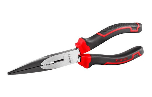 Alicate De Bico Meia Cana Reto 8'' Maxi Series Ronix Rh-1368