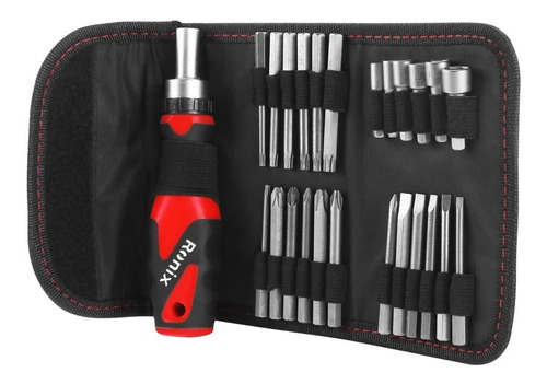 Kit Chave De Fenda + Bits 26 Peças Ronix Rh-2721