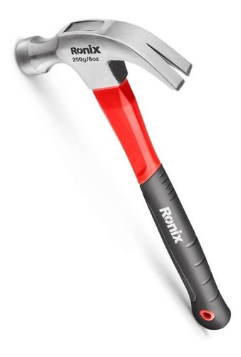 Martelo Unha 250g Cabo Fibra Emborrachado Ronix Rh-4726