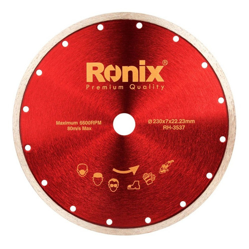 Disco De Corte Diamantado 230mm Ronix Rh-3537