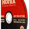 Disco De Corte Inox 7 Polegadas 180mm X 1,6mm Ronix Rh-3742 - Imagem 2