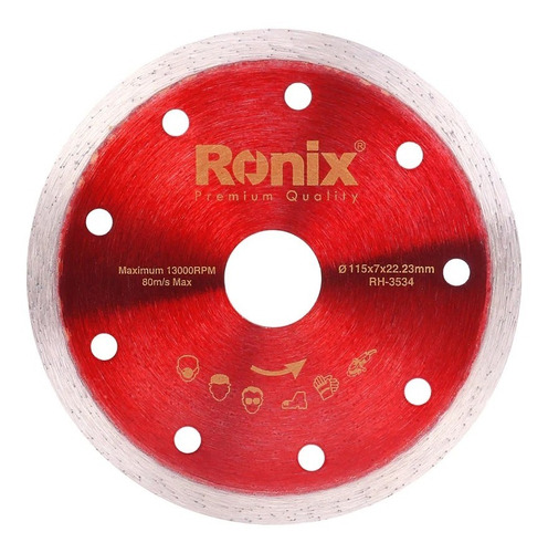 Disco De Corte Diamantado 115mm Ronix Rh-3534