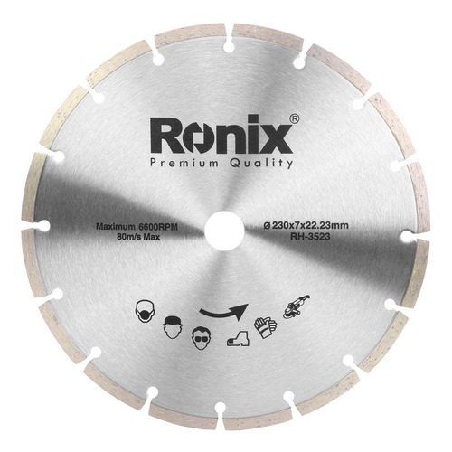 Disco De Corte Diamantado 230mm Ronix Rh-3523